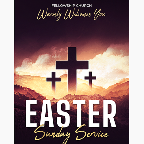 Easter Midnight Mass Church Invite